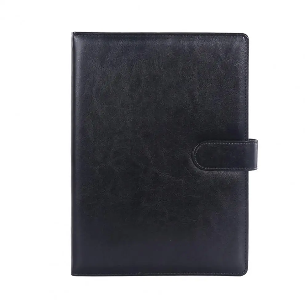 حافظة ملف حلقة القلم المهنية فو الجلود محفظة الأعمال الموثق ل A4 حجم الرسالة المفكرة استئناف لوحة الكتابة للمكتب