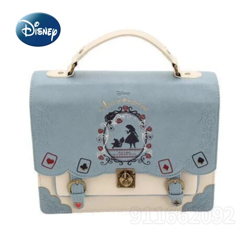 Disney Alice New Women's Handbag Luxury Brand Large Capacity Women's Backpack JK Style Cartoon Fashion Trend Lolita Bag