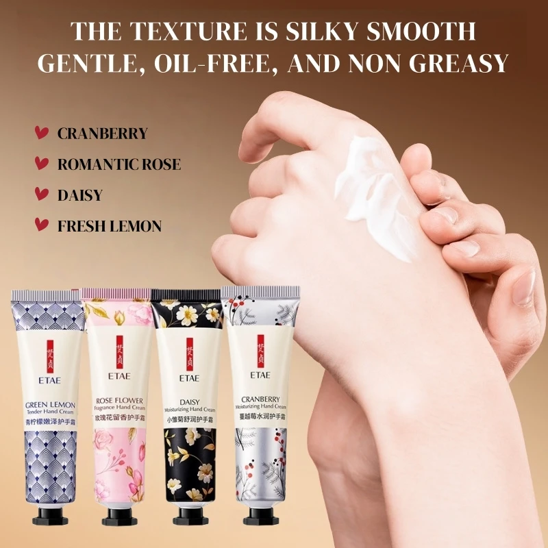 Floral and Fruit Essence Fragrance Moisturizing Hand Cream, Gift Box Set with Body Lotion, Compact Portable Fragrance Hand Cream, Easy to Apply Daily for a Fresh Scent, Long-Lasting Fragrance Without Being Overpowering, Full of Ambiance