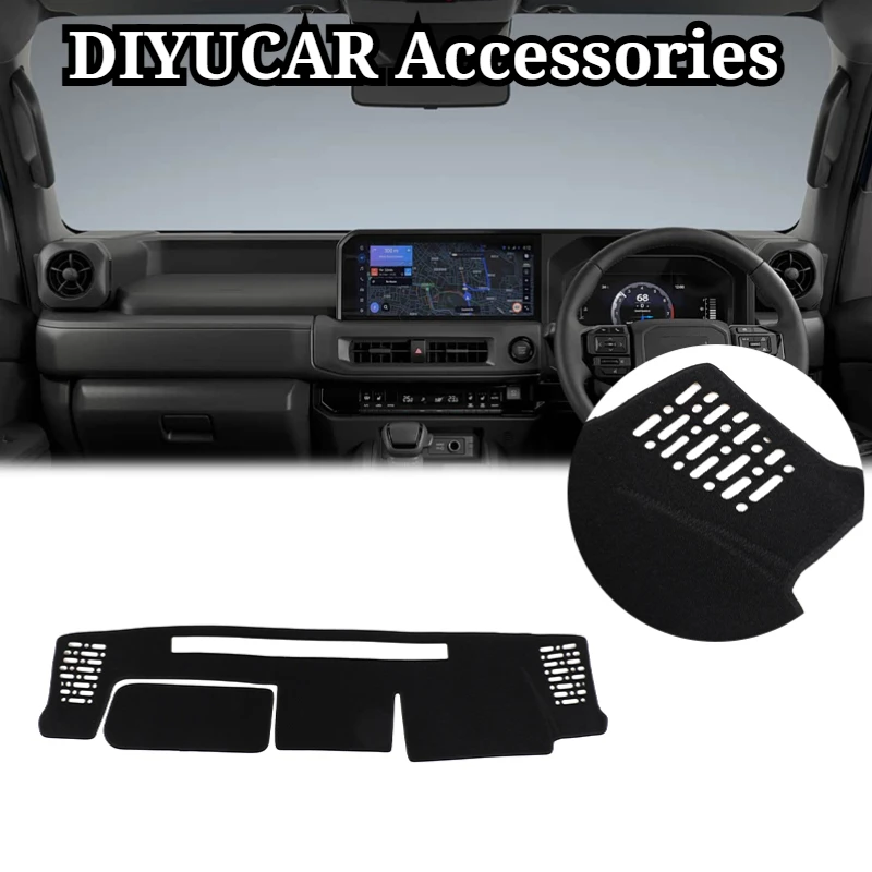 For Toyota Land Cruiser FJ 2026 Car Dashboard Sun Protection Mat Panel Anti-Glare Avoid Light Pad Interior Car Accessories
