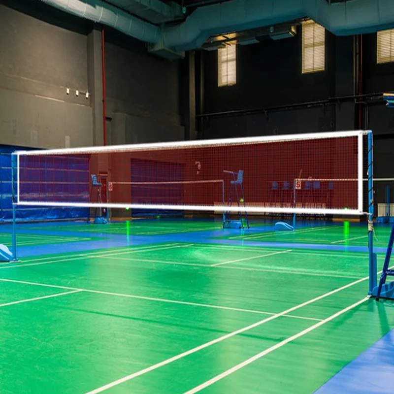 Customized Processing  Polypropylene Badminton Net Outdoor Portable Ball Net Encryption Small Mesh Standardpromote sales