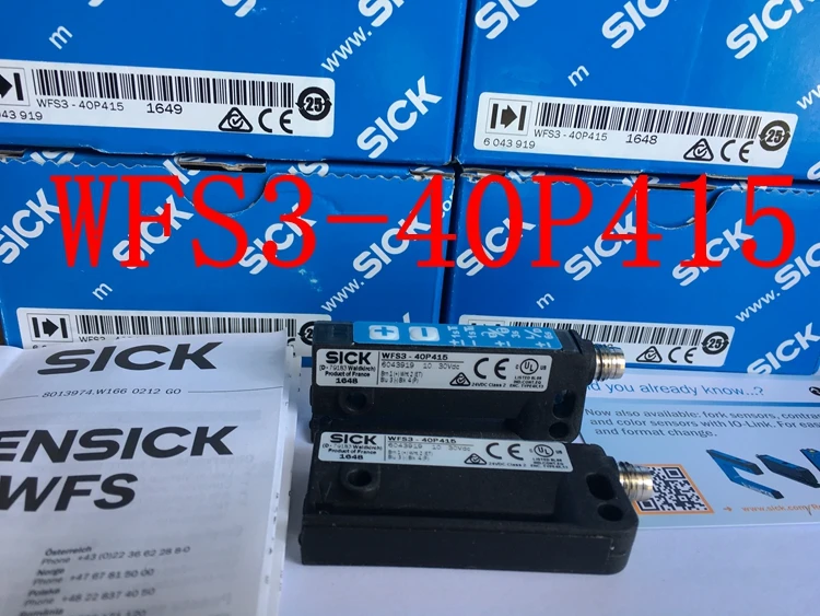 2025 New Original German SICK Groove Sensor WFS3-40P415 Item Number 6043919