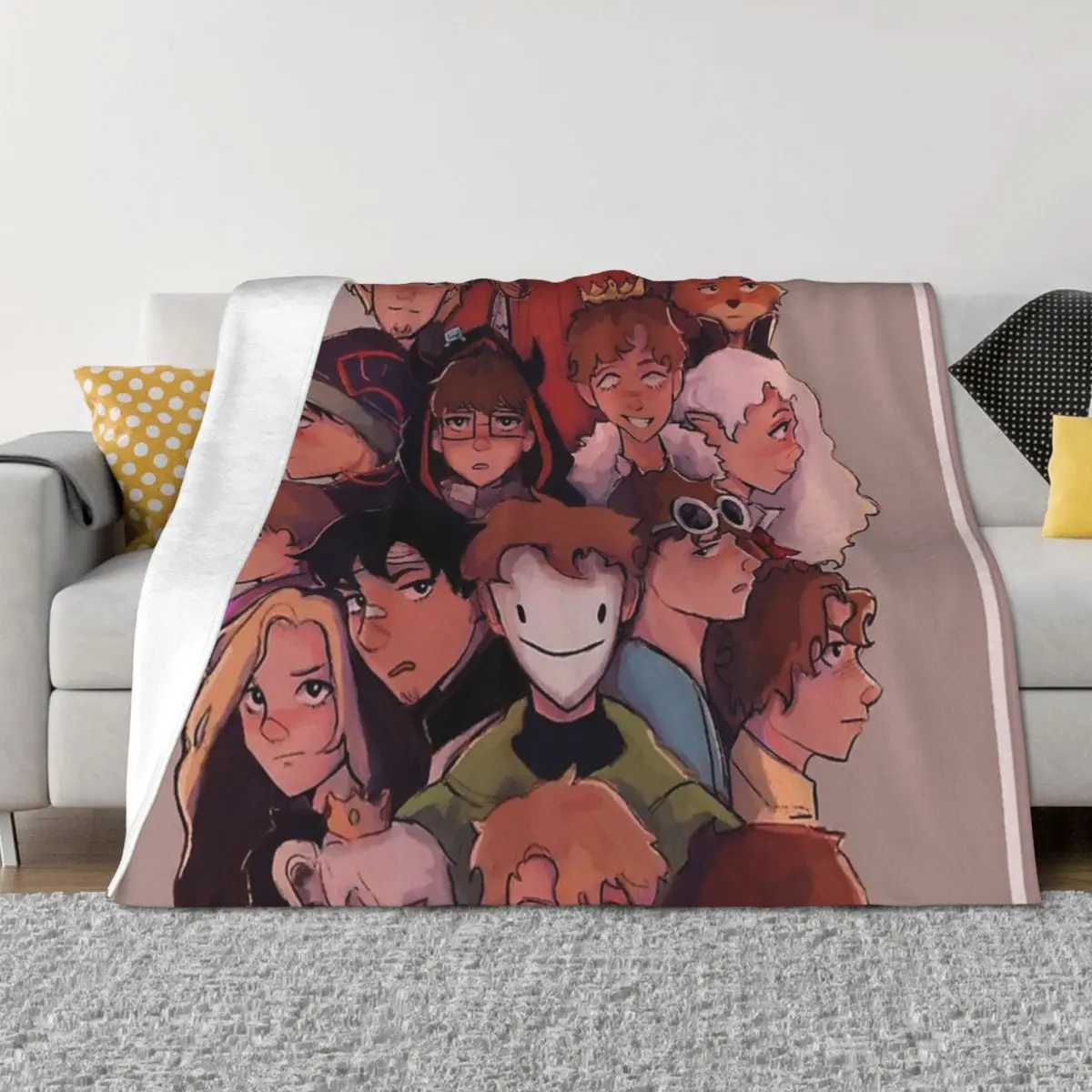 

Dream Smp Awesome Throw Blanket valentine gift ideas Tourist Thins Luxury Designer Blankets