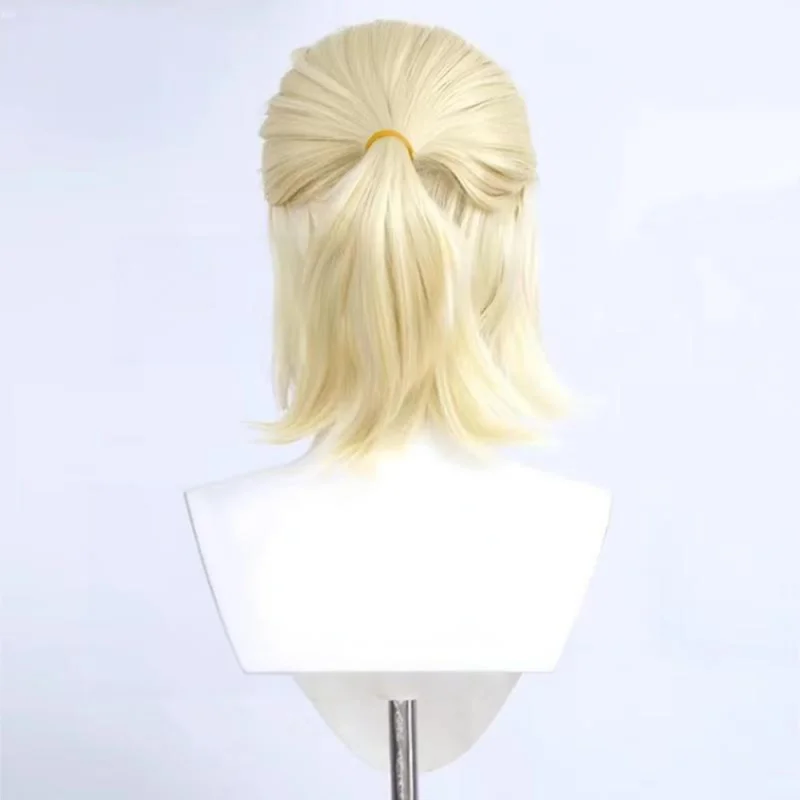 يوري على IcecosWig YurioYuri Prisette أصفر فاتح أوف وايت #4