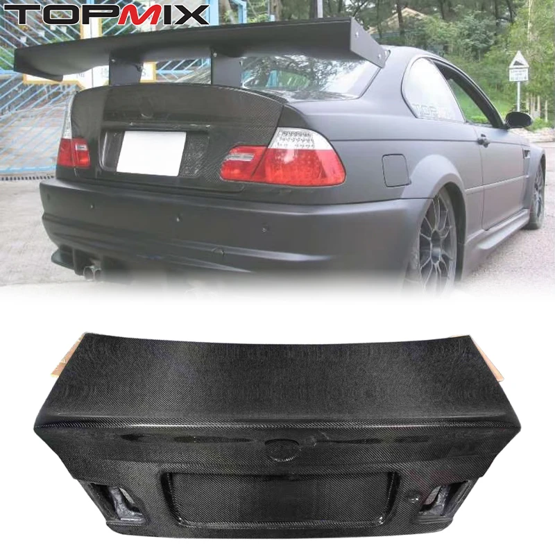 

For BMW E46 M3 (1998-2006) CLS-Style Double-Sided Carbon Fiber Trunk Lid (Lightweight Tailgate)