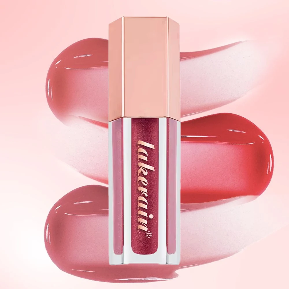 8 色保湿リップグロス長期的な防水プランピングリップグレーズノンスティックカップスムーズリップオイル口紅メイクアップ化粧品。