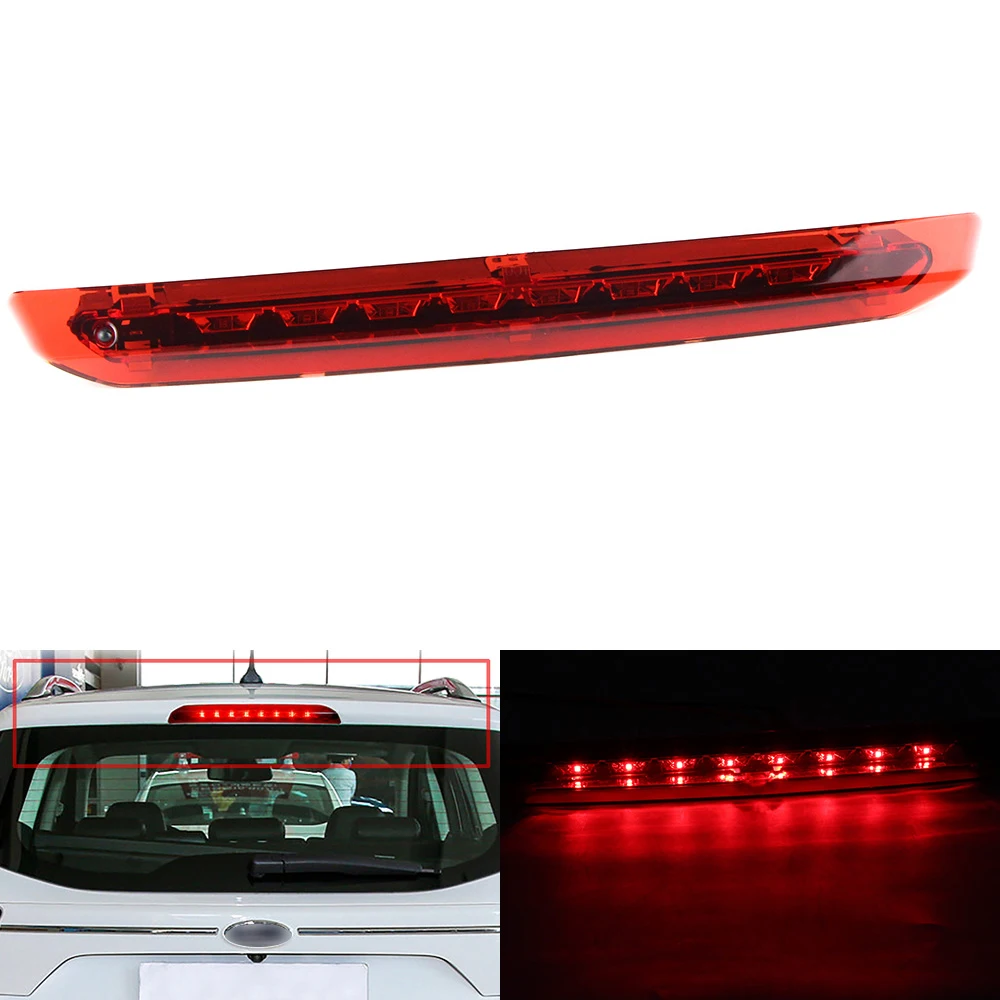 LED ضوء الفرامل الثالث CJ5Z-13A613-B لفورد إسكيب 2013 2014 2015 2016 2017 2018 ضوء توقف الفرامل عالي المستوى #3