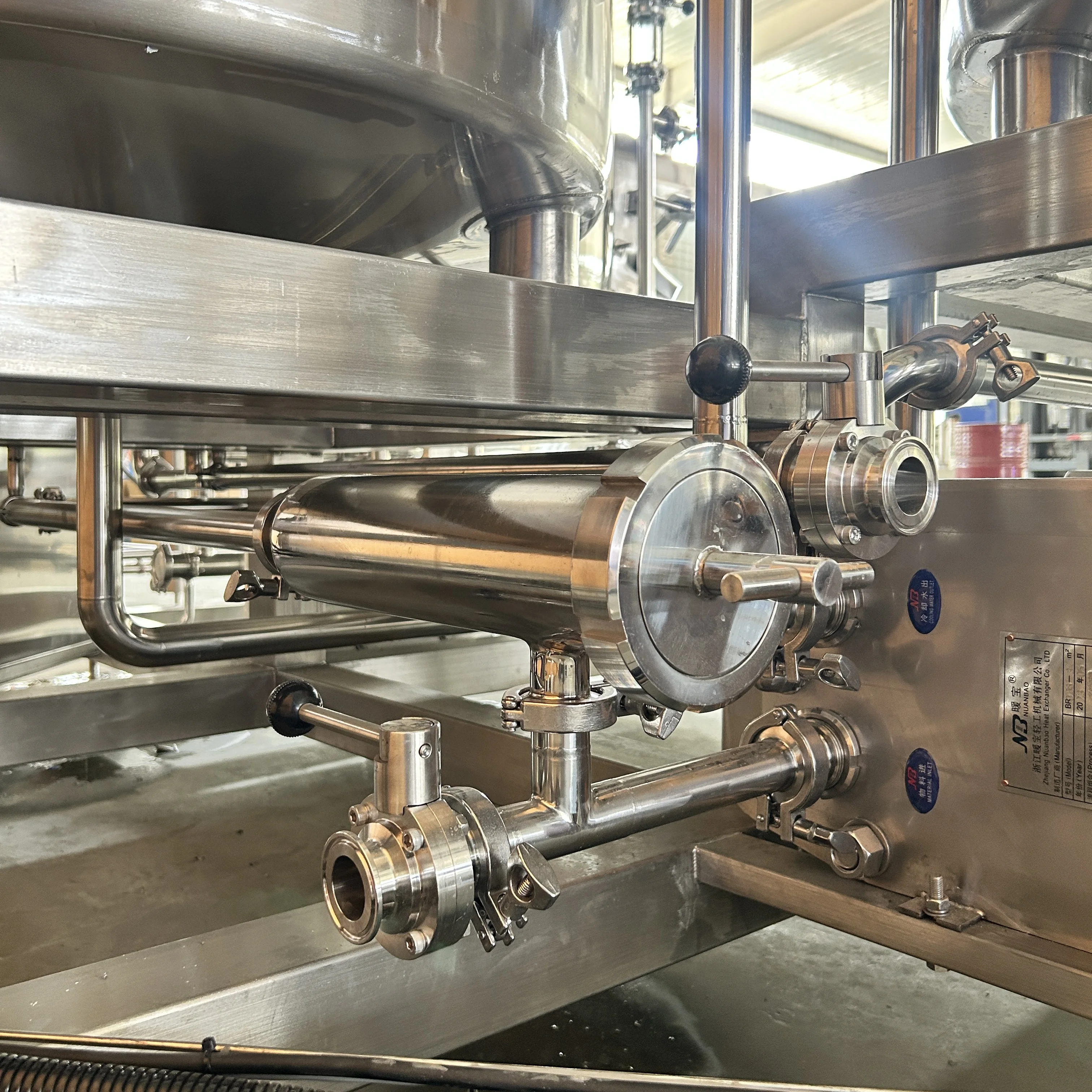 상업용 100L 맥주 양조 시스템 3조식 완전한 수제 맥주 장비 스테인리스 스틸 CE 인증 판매 중