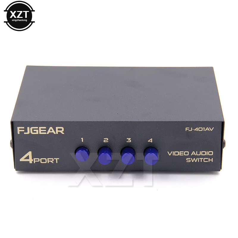 Nieuwe 2/4/8 Poorten Av Rca Audio Video Schakelaar Av Signaal Rca Composiet Splitter Selector Voor Stb Tv Dvd-Speler Xbox Ps2 Av Switcher