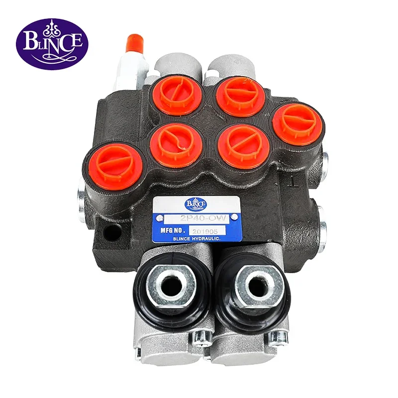 hydraulic control valve factory produce to P40/2P40/3P40/4P40/5P40/6P40 model monoblock directional control valve