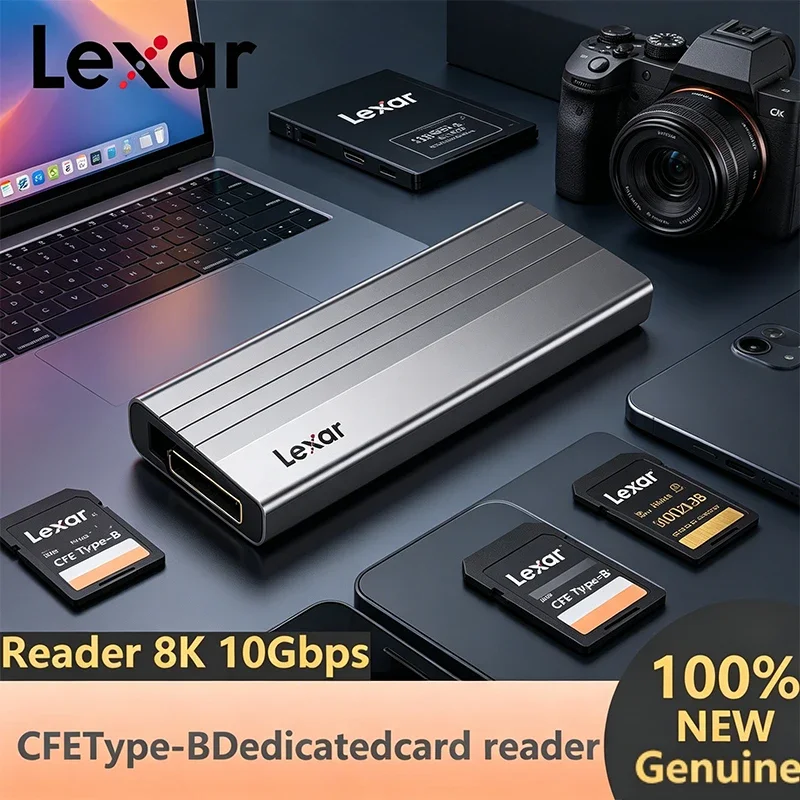 Lexar E300 NVMe M.2 SSD Enclosure USB 3.2 Gen 2 Type-C External Hard Disk Case for 2230 2242 2260 2280 Solid State Drives