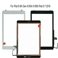 Para iPad 9,7 2018 para iPad 6 6th Gen A1954 A1893 LCD pantalla táctil exterior digitalizador pantalla frontal de cristal reemplazo del Panel táctil