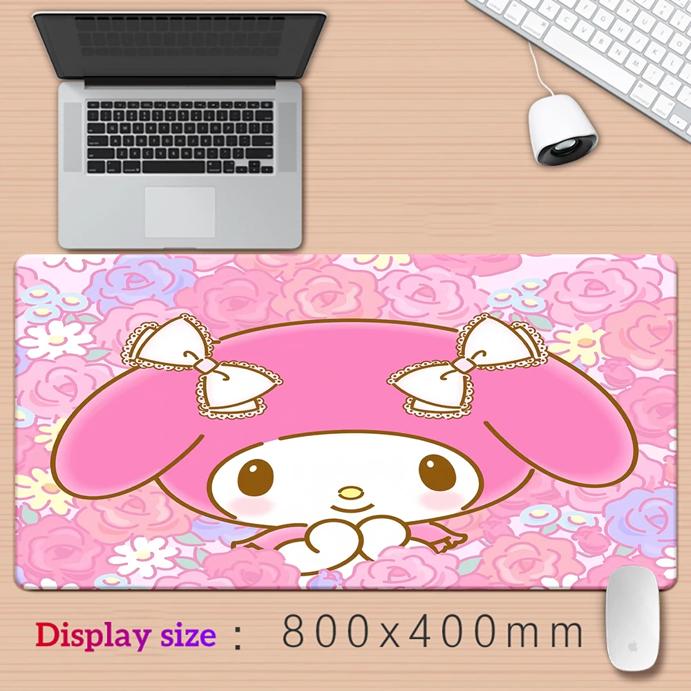 Large Mousepad XXL Sanrio My Melody Mouse Pad Keyboard Gaming Accessories Mouse Mats Office Computer PC Gamer Laptop Desk Mat