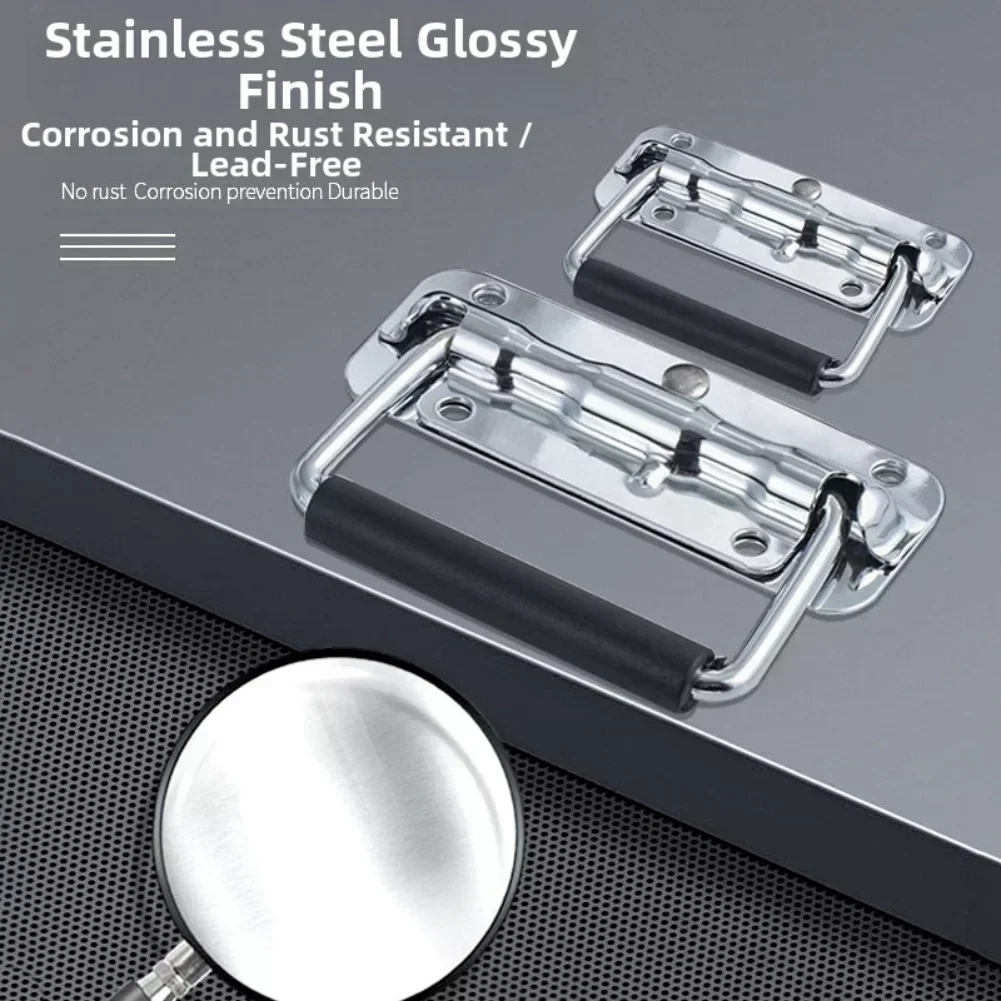 

Пружинная ручка из нержавеющей стали 304, для ящиков для инструментов, шкафов с автоматическим отскоком