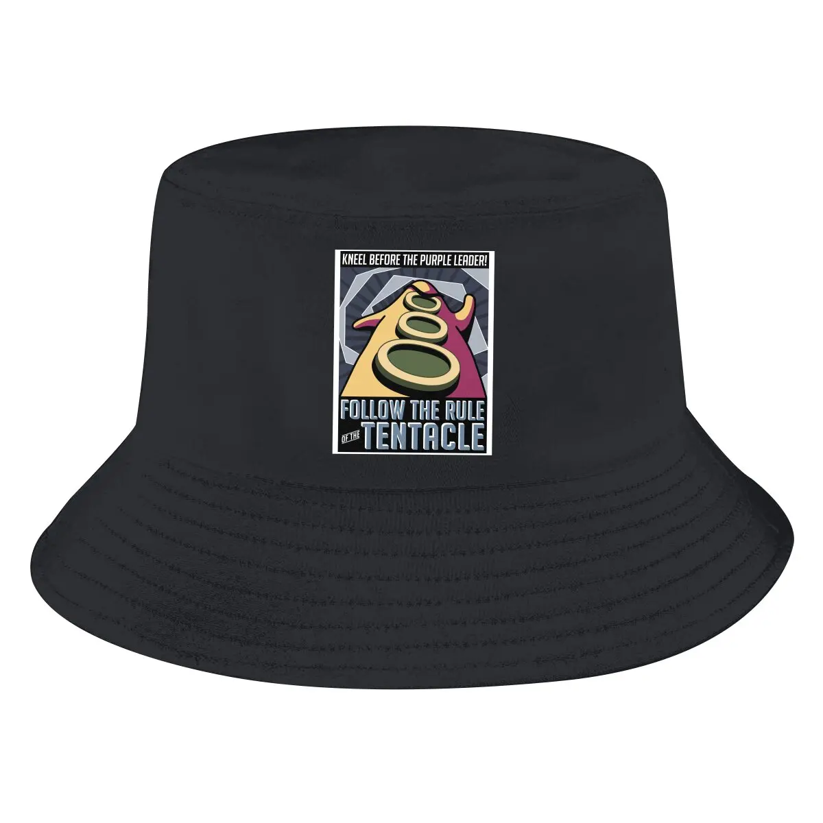 Day Of The Tentacle Game Bucket Hat Follow The Rule Men's Women's Fisherman Cap Hip Hop Beach Sun Fishing Hats