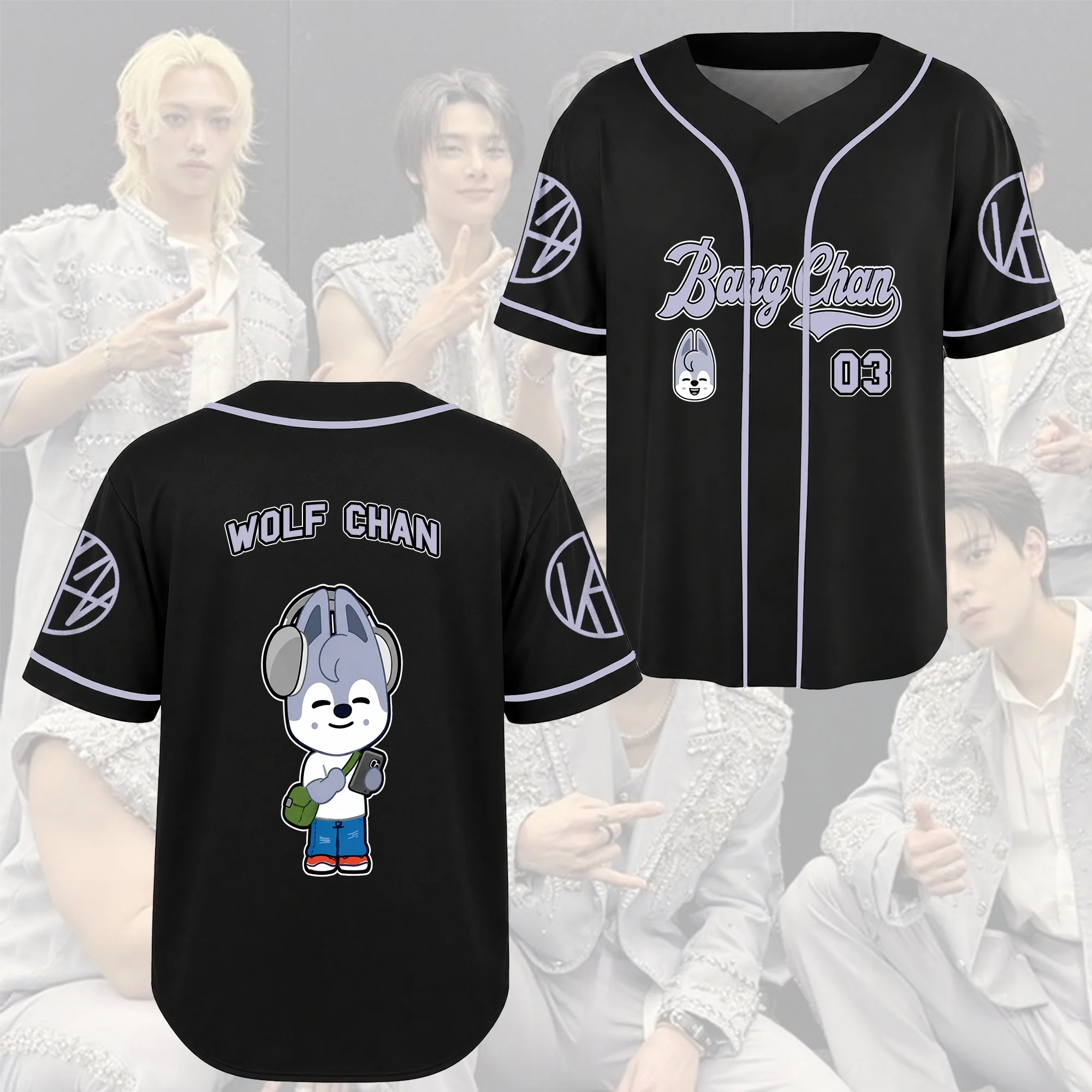 2026 Stray Kids SKZOO 3D Printed Cartoon Jersey Men Women Summer Sports Breathable Quick Drying T-shirt Fashion Clothing Top