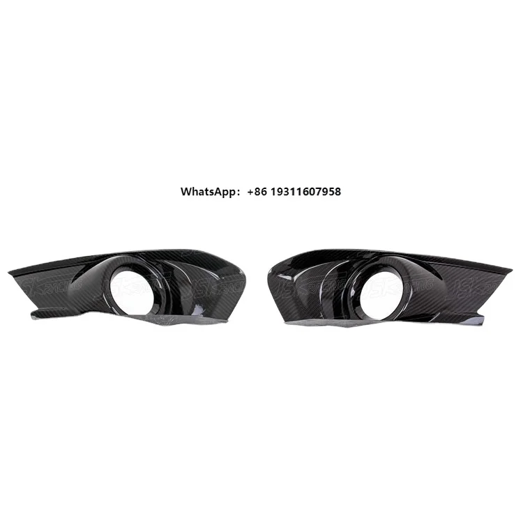 PENUTUP LAMPU KABUT SERAT KARBON untuk FORD MUSTANG 2015-2016