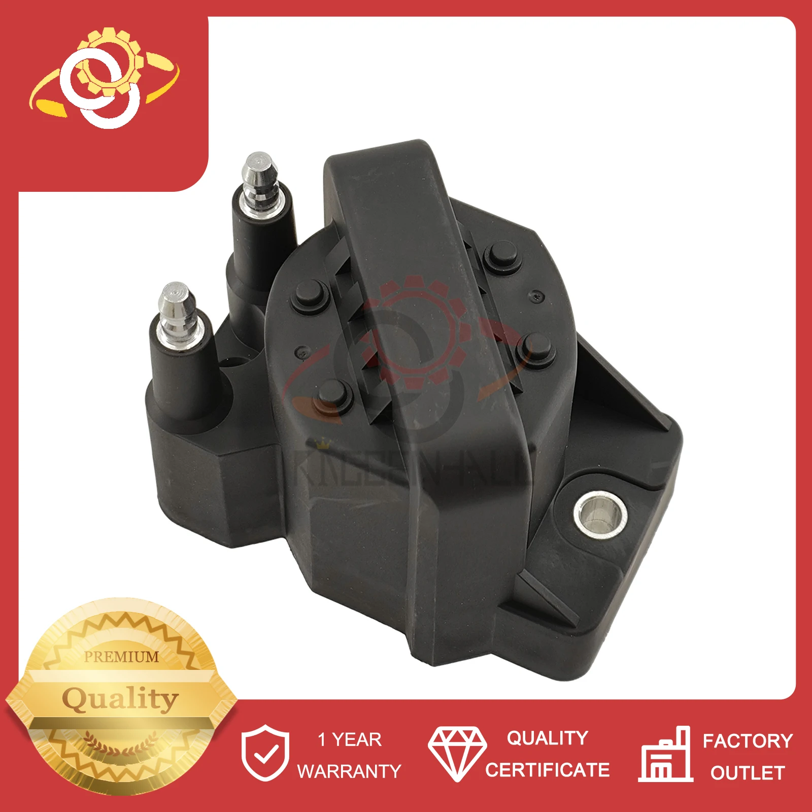 Premium Auto Ignition Coil 10495121 Compatible With Chevrolet Cavalier Impala Pontiac Grand Am 2.2L 3.4L 1995-2005 Auto Replace