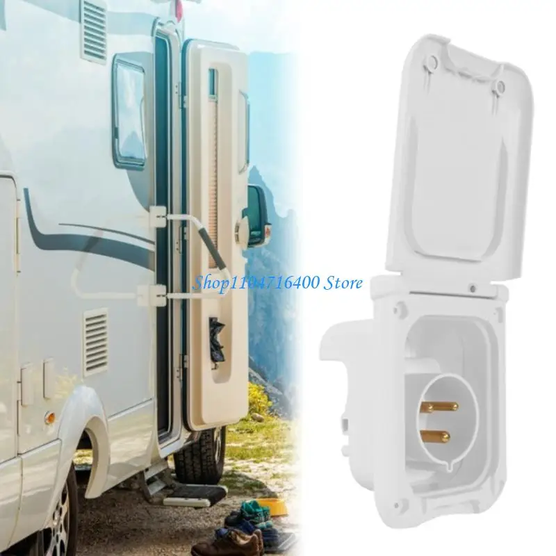 

y1gd Externalflushkookup для RVS Campers Marine Motorhomes Main Main BocketPlug сокет с крышкой 220V-240V 16A 23A