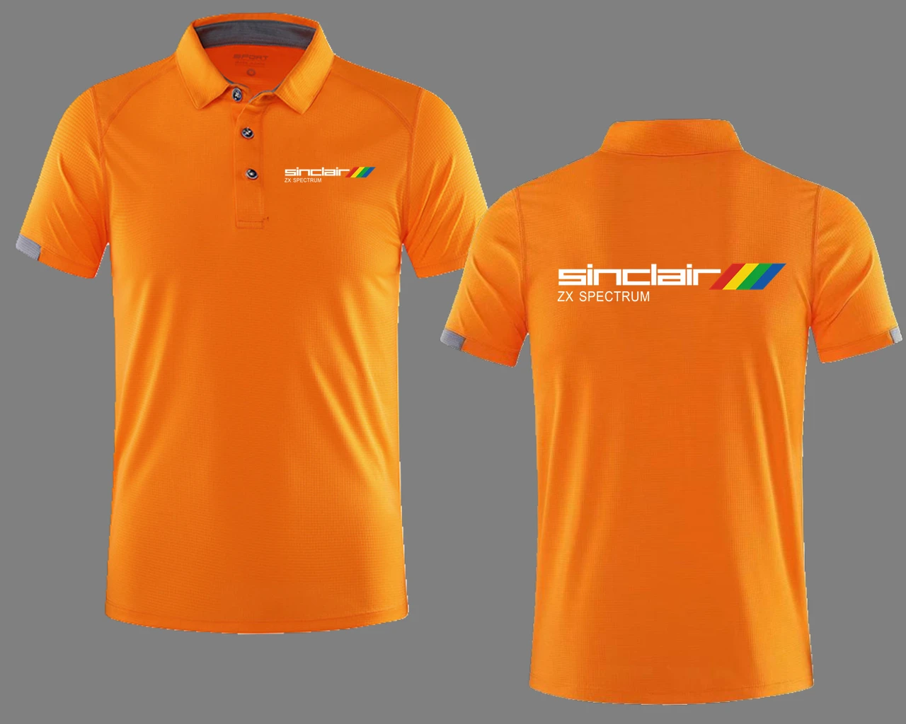 Saintclaire ZX SPECTRUM COMPUTER Quick Drying Polo Shirt 80s Video