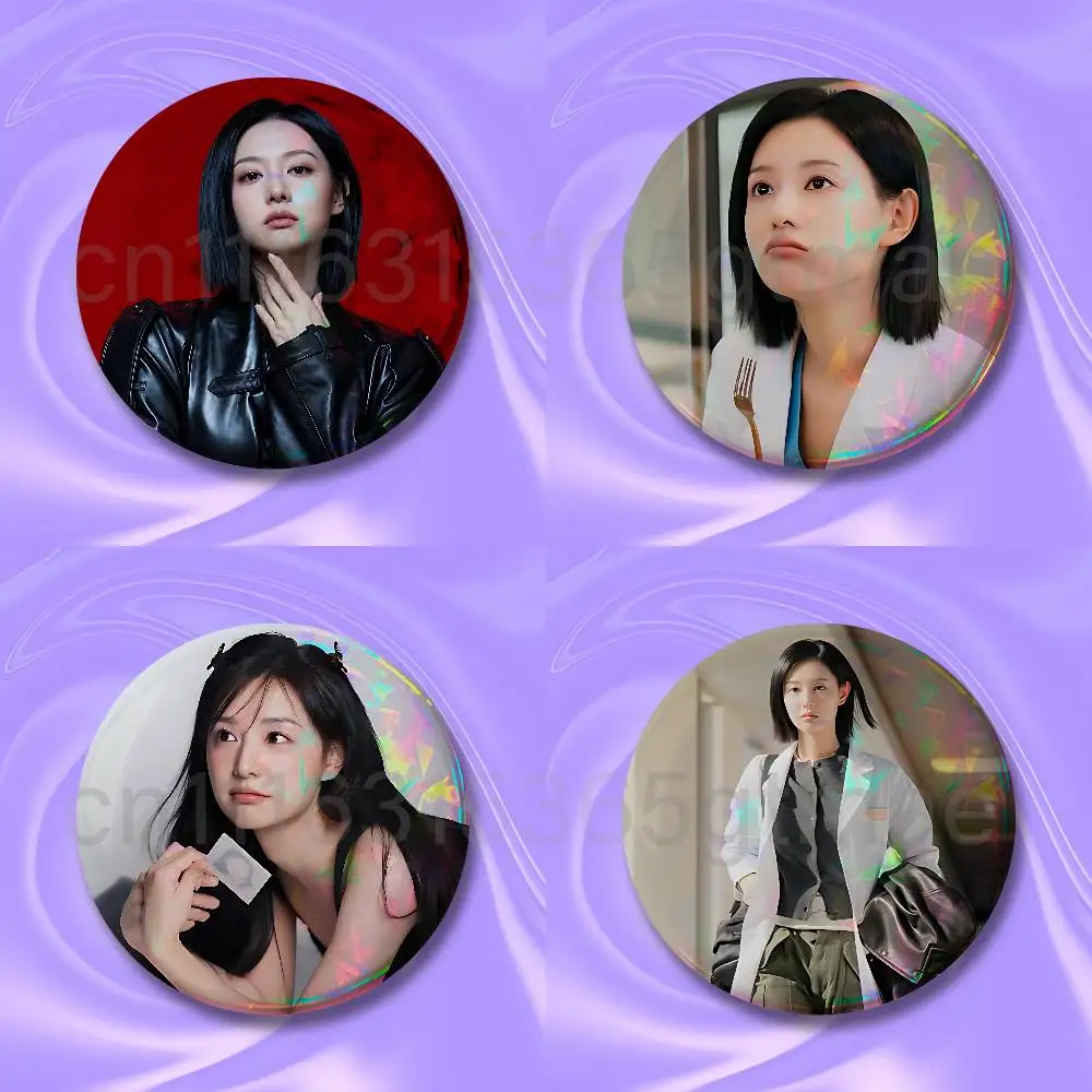 K-Kim J-Ji-won Doctor X Mafia in White Insignia Badge Case For Decoration 44mm 32mm 58mm Round Tinplate Pin Brooch Gift