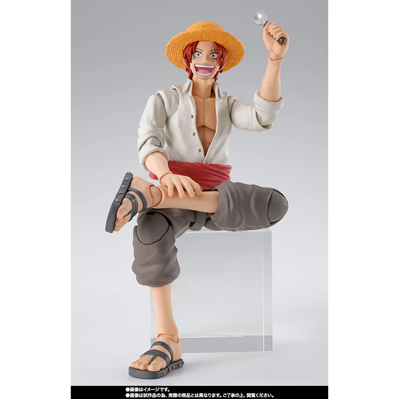 Originale Bandai S.H.Figuarts Shf One Piece Shanks and MONKEY.D. Rufy children In Stock Anime Action Collection Figure Model Toy