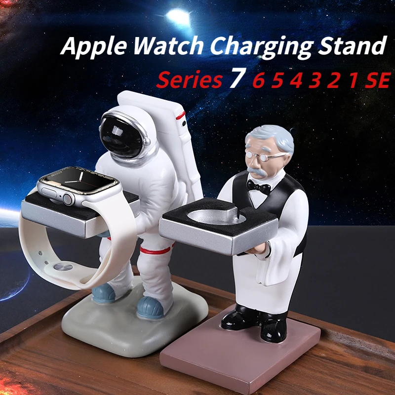 For iwatch 7 6 5 4 3 2 SE  charging base wireless magnetic suction charger base creative watch stand apple watch charging stand