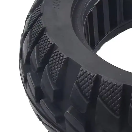 Neumático Sólido 10x2.70-6.5 /70/65-6.5 /255x70, Llanta de Goma Negra de 10 Pulgadas a Prueba de Pinchazos para Scooter Eléctrico, Patinete de Equilibrio, Todoterreno