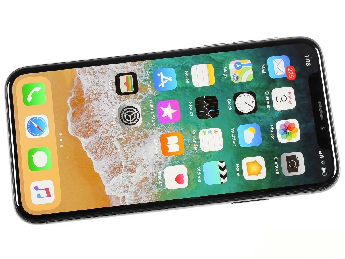 هاتف Apple iPhone X 64GB 256GB ROM 5.8 بوصة هاتف iPhoneX الذكي الأصلي معرف الوجه A11 Hexa Core غير مقفول 4G LTE هاتف محمول أصلي