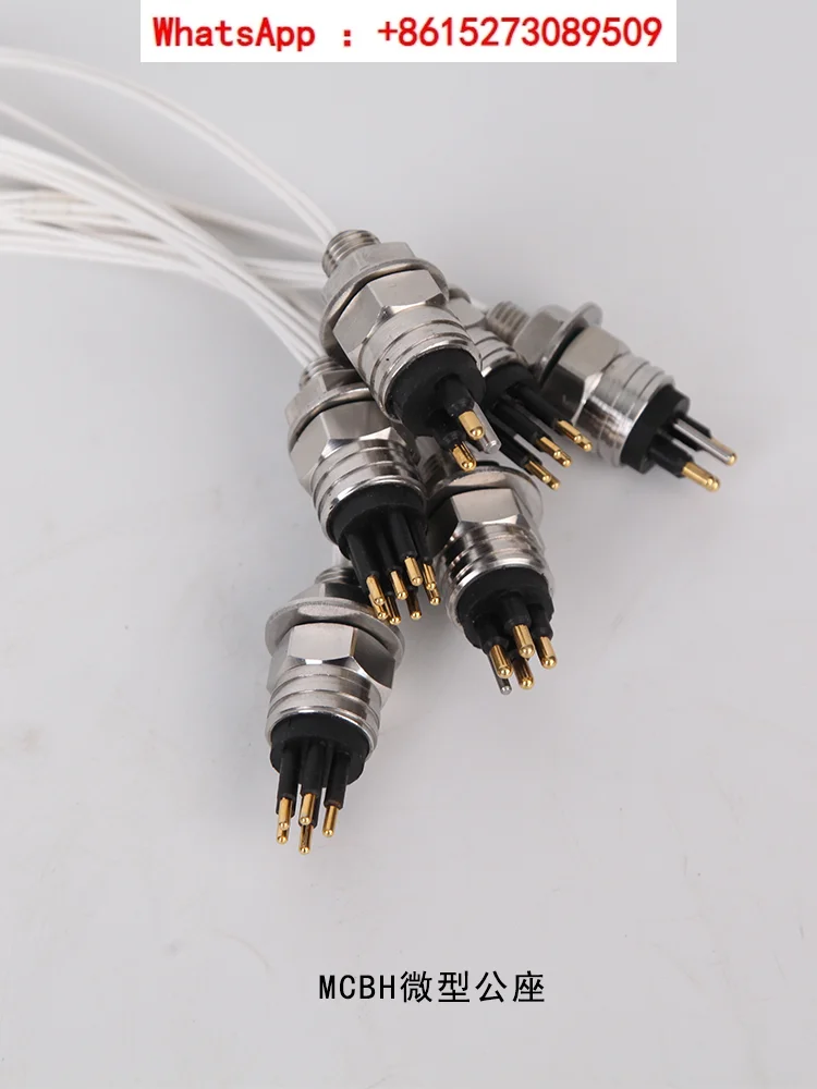 Miniature waterproof cable joint connector watertight plug underwater male and female docking wet