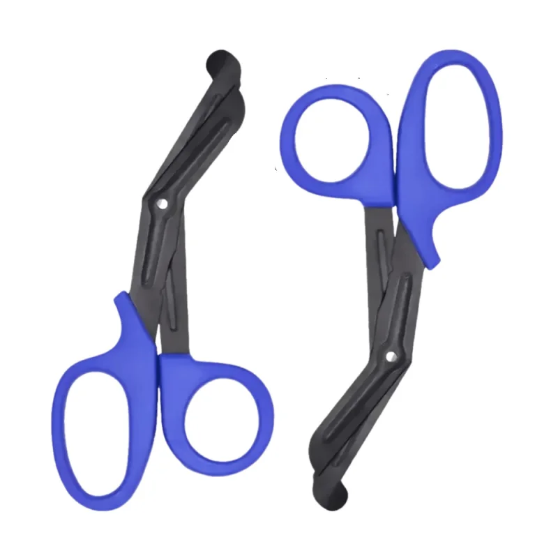 2pcs 6 inch Stainless Steel Scissors, Multiple Colors Available, Bandage Care Scissors, Premium Titanium Coated Not Scissors