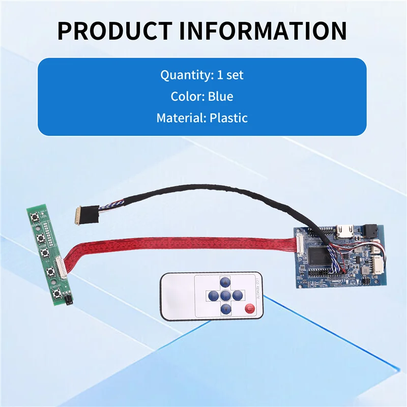 + AV LCD Controller Board Für 15,6 Zoll B156XW02 LP156WH2 1366X768 Mit Fernbedienung 40Pin Signal Tastatur Kabel