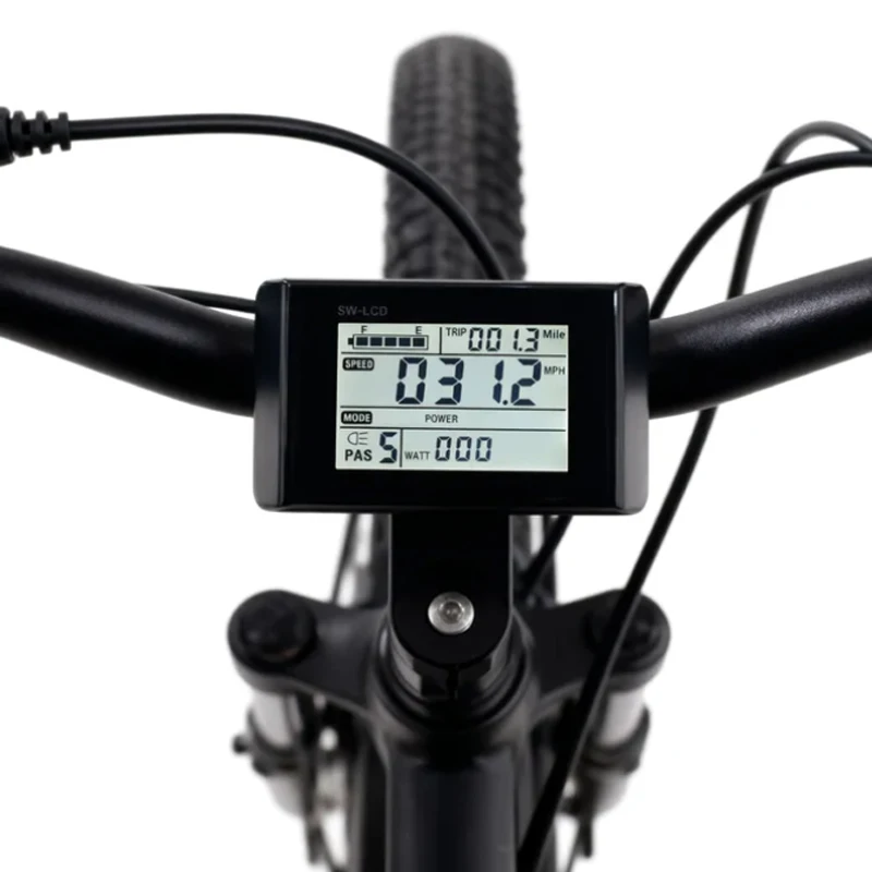 

SW900 Велосипедный компьютер Fatbike Дисплей EBike ЖК-спидометр для велосипедных аксессуаров Электрический скутер Компьютер