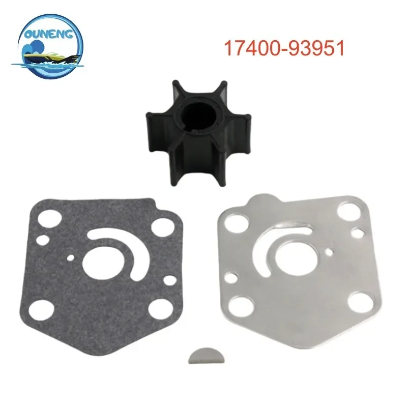 

NEW Impeller Water Pump Repair Kit DF9.9 DF15 DT9.9 DT15 Su-zuki Outboard Engine 9.9 15 Hp Marine Boat Engine Part 17400-93951