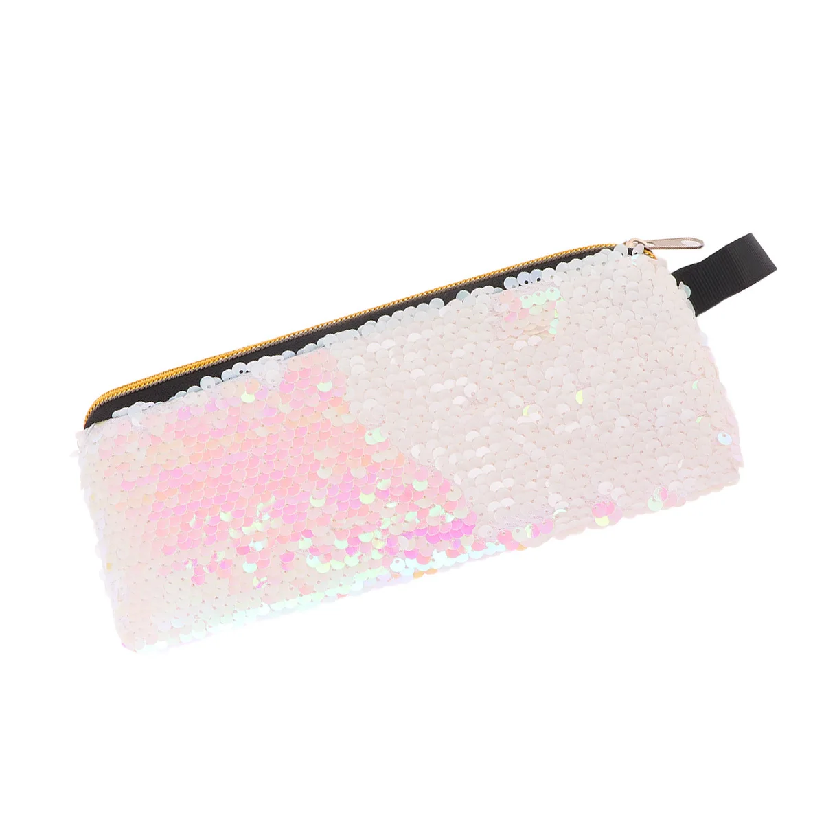 Shiny Sequins Pencil Bag Washable Durable Stationery Pouch For Phone Coin Storage Multifunctional Case