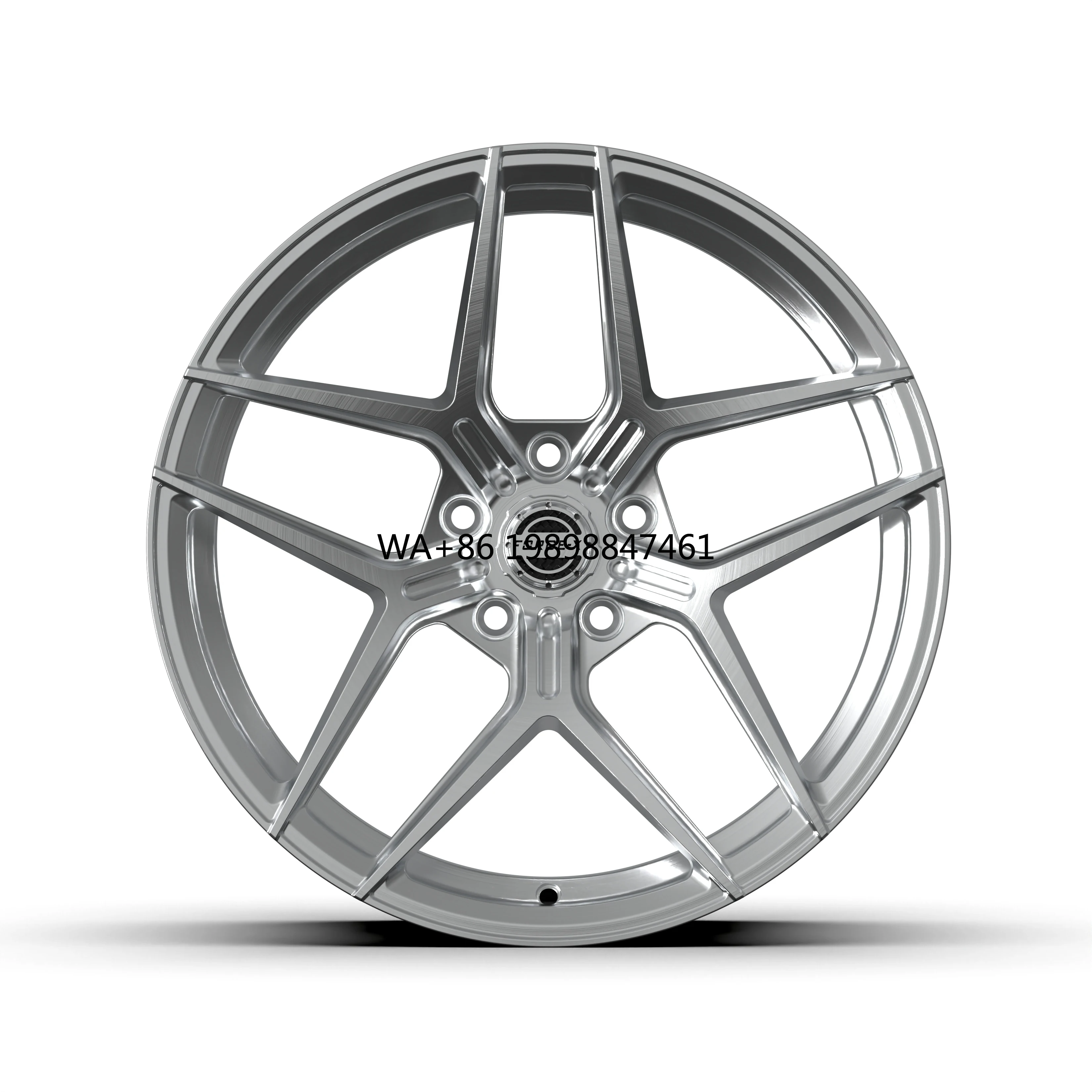 

19-20 Inch Classical Sports 104Sc Alloy Car Rim Tailored Polished Silver High-End Forged Wheel 5X112 5X120 New Condition