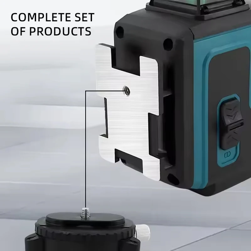 Fit Makita High-Precision 16-Line Horizontal Vertical Cross Level Green Light Laser High-Precision Wall-Mounted Portable Tool