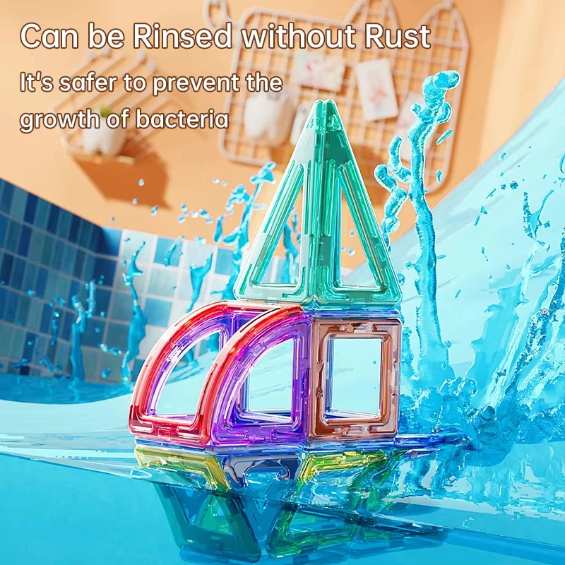 Jouets magnétiques blocs de Construction magnétiques à monter soi-même, grande taille pour enfants, ensemble de Construction de styliste, cadeaux d'anniversaire pour enfants, jouets éducatifs