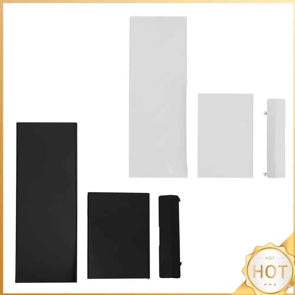 3 in 1 Memory Card Door Slot Cover Replacement Memory Card Door Slot Cover Lids Game Console Accessories Fit for Nintendo Wii