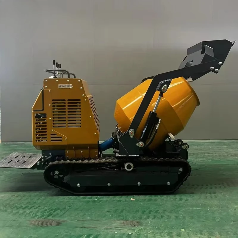 YG Customized Self Loading Crawler Concrete Mixer Crawler Type Dumper Mortar Truck For Building Construction