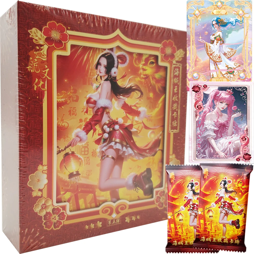 

Hot-blooded Battle Anime One Piece Collection Cards Nico Robin Nami‌ Nefertari Vivi High-definition Character Premium Rare Cards