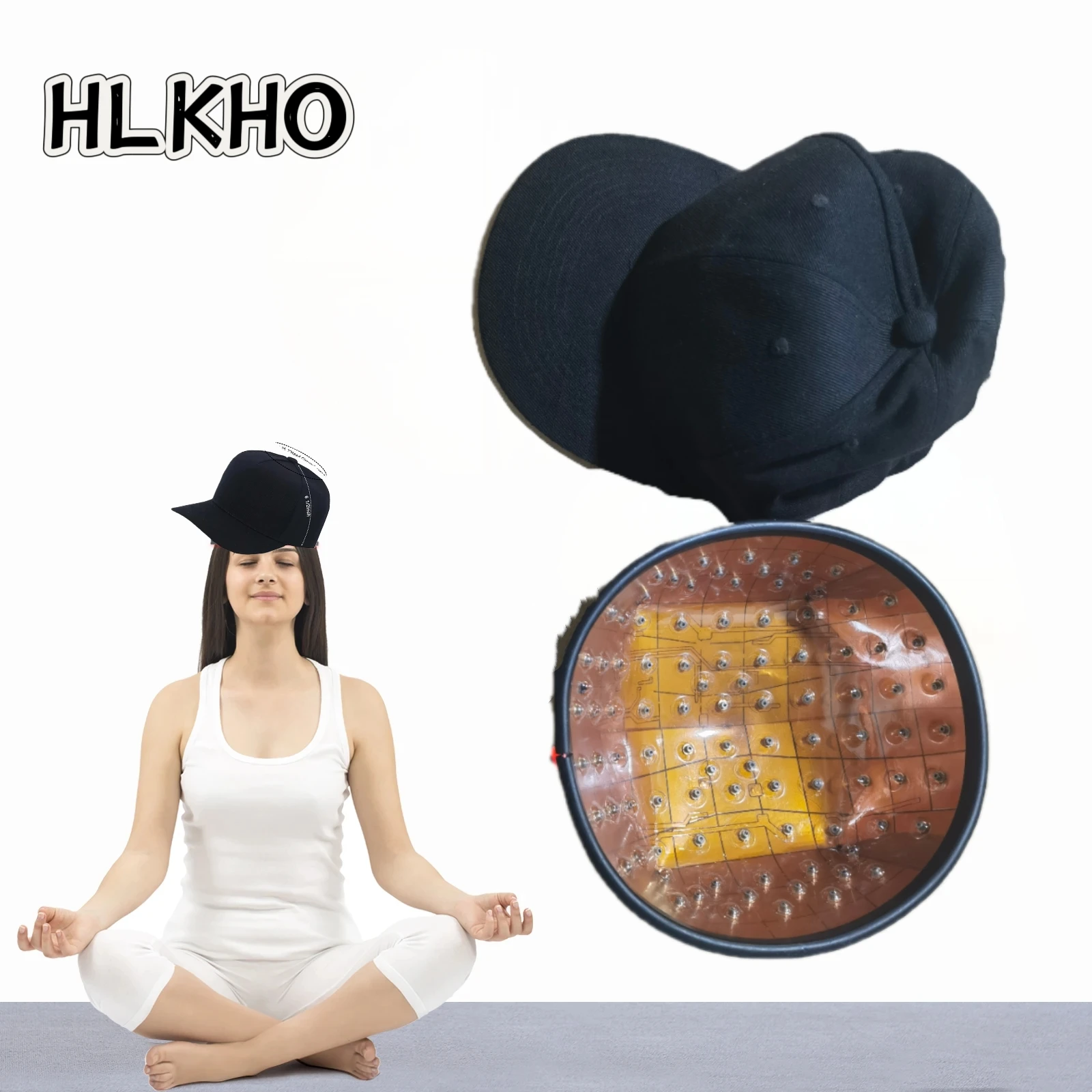 Hair Growth Cap 96 Diodes NIR Red Light Therapy Device For Hair Loss Prevention Head Relaxation Stress Relief