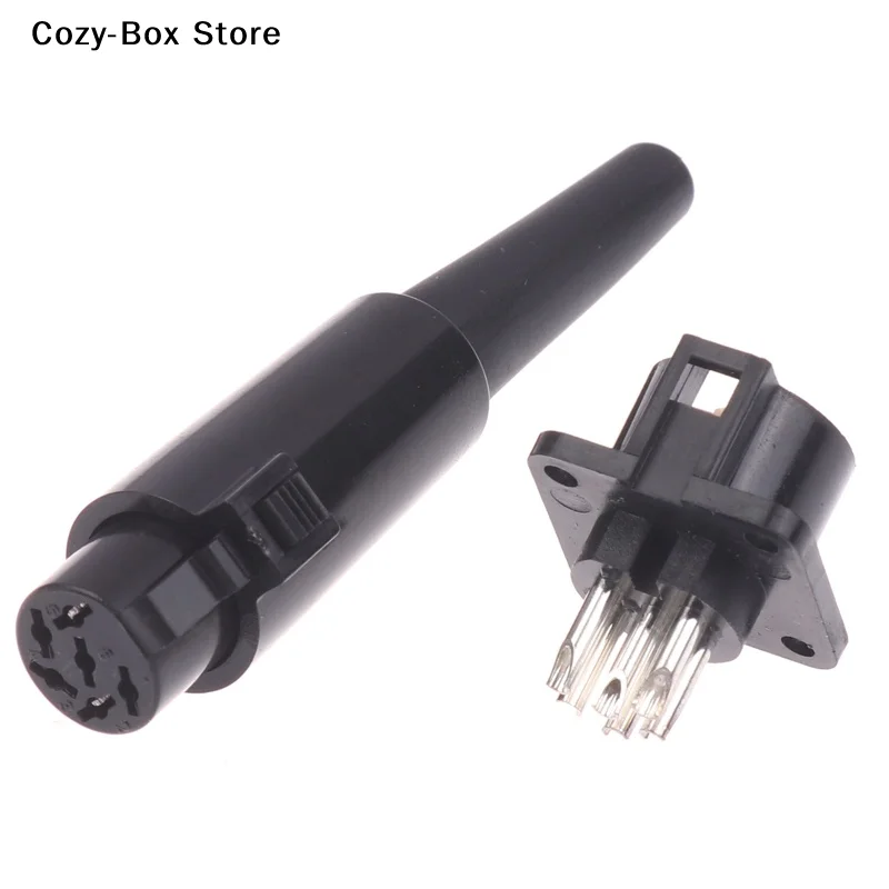 [ZY]Black JB-C245 T210 Soldering Iron Station Dedicated 6-core Plastic Plugs And Sockets DIY Accessories[ZY]