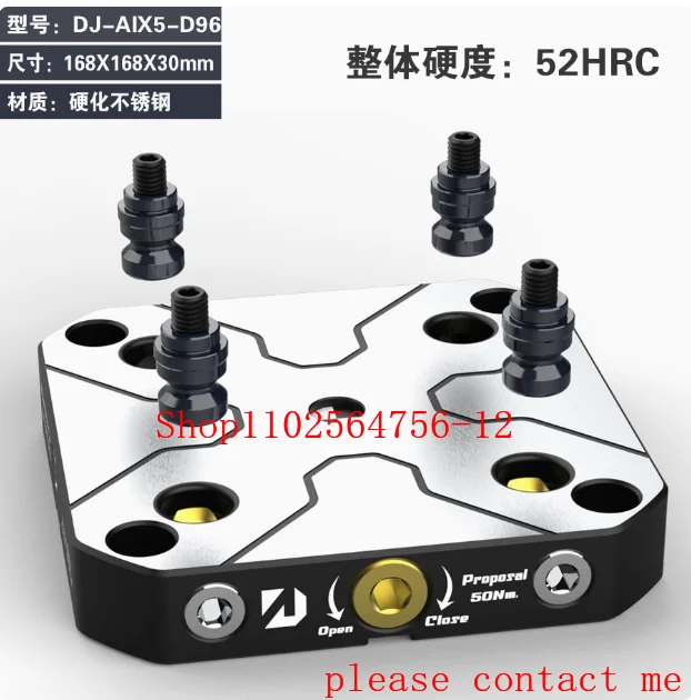 DJ-AIX5-D/96/52/96 Accurate Plywood 4-axis globe vise L block bridge plate