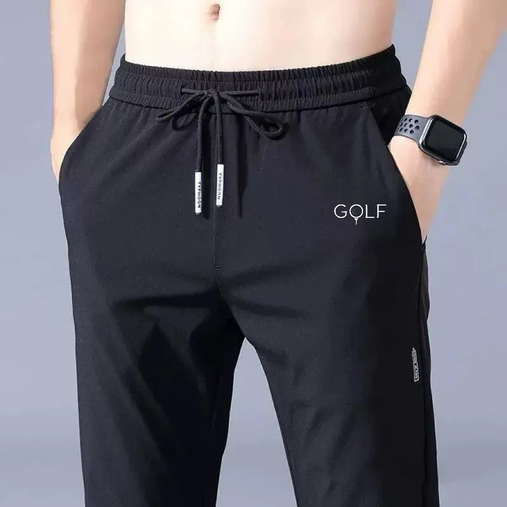 Classic Korean Style Trousers for Men Stretch Elastic Waist Summer Casual Pants Breathable Office Joggers 5XL image 2