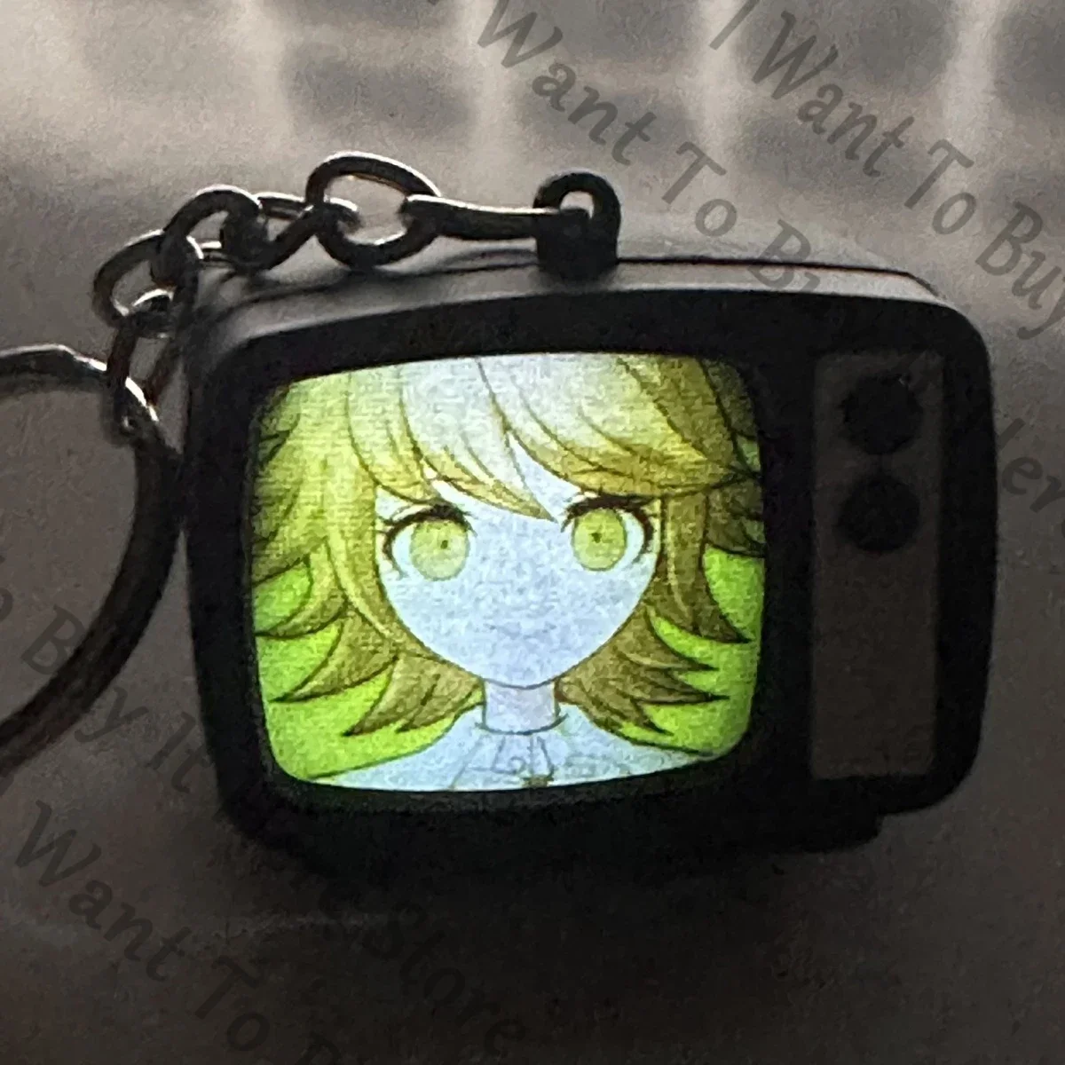Anime Danganronpa Chihiro Fujisaki Cosplay dibujos animados regalar luz llavero ornamento Widget llavero de fonóato accesorio mascota regalo