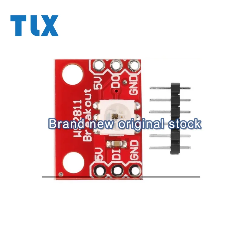 10pcs RGB LED Breakout WS2812 Color Light Module Single-line Interface Full-color Light Tube