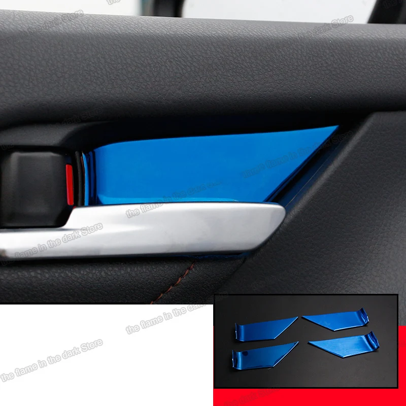 

Car Door Bowl Trims Decoration for Toyota Camry 2019 2020 2018 70 V70 Xv70 Trd Accessories Sport Edition Auto 2021 2022 sticker