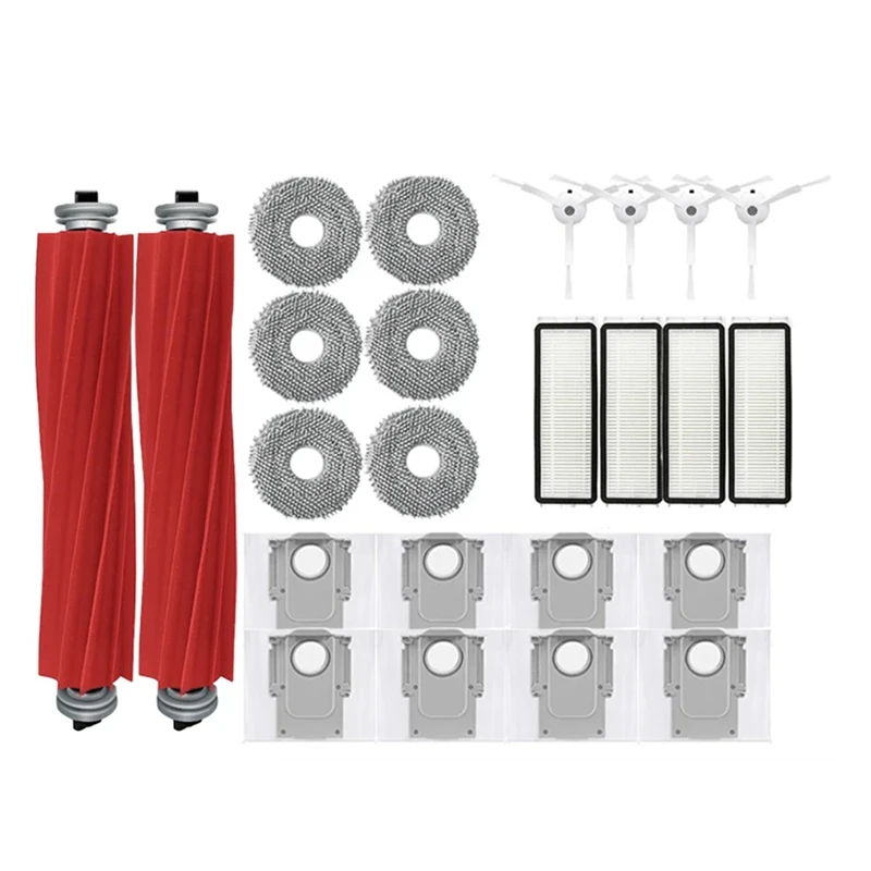 

Main Side Brush Filter Mop Cloths Dust Bag Spare Parts For Roborock Q Revo / P10 A7400rr Robot Vacuums Cleaner