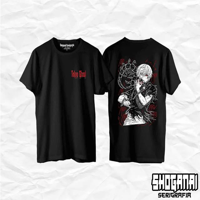 Ken Kaneki - Tokyo Ghoul Unisex Anime T-Shirt 100% Cotton Manga Tee